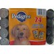Pet Supplies - Dog Food Wet  - Pedigree Brand - Variety Pack -  12 Chicken & 12 Beef / 24 x 280 Gram Cans 